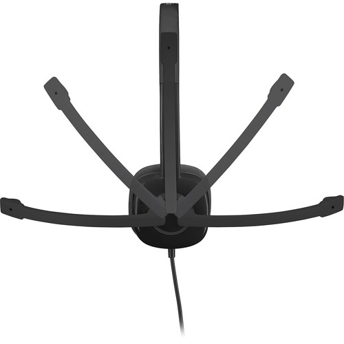 Logitech H151 Binaural Over-the-Head Stereo Headset Black 981000587 - Picture 5 of 6
