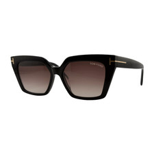 Tom Ford FT1030 ECO 01Z Shiny Black Sunglasses 53mm 15mm 140mm - 01B
