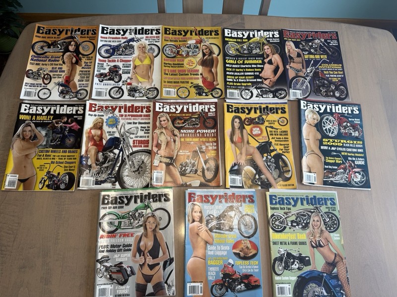 Easyriders 2009 Thru 2010 Magazine Lot