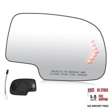 Passenger Right Side Heated Mirror Glass for 2003-2006 Chevy Silverado