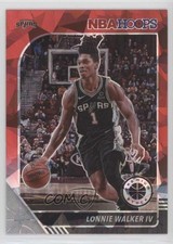 2019 Panini NBA Hoops Premium Stock Red Cracked Ice Prizm Lonnie Walker IV 4a0
