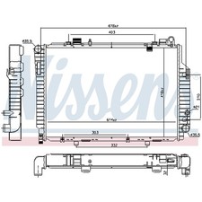 NISSENS 62765 K&Uuml;HLER WASSERK&Uuml;HLER MOTORK&Uuml;HLER 2025005503 NEU