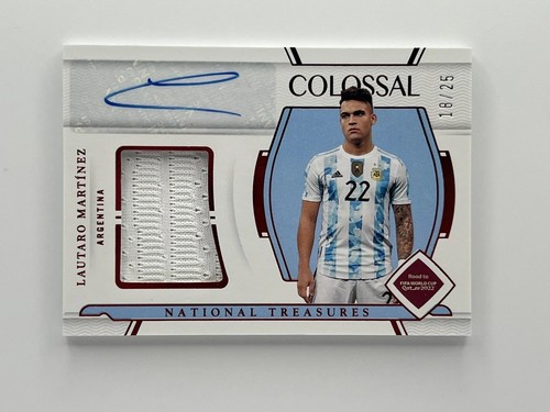 2022 National Treasures WC Lautaro Martinez Auto Patch /25 