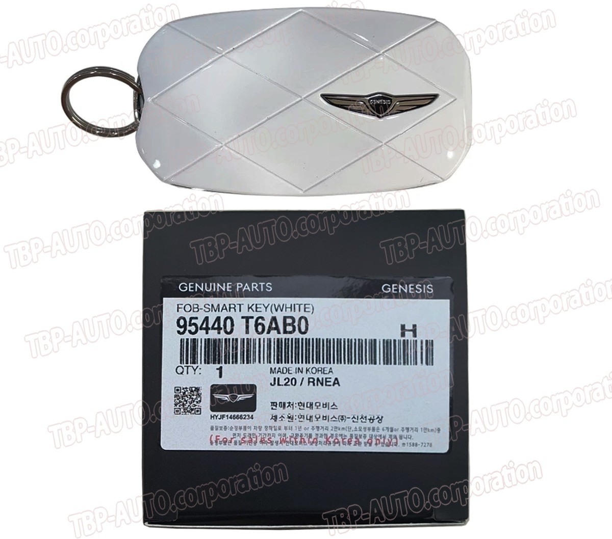 GENUINE OEM ® FOB Smart Key WHITE & Blank Key For 2025-2026