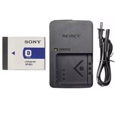 Sony NP-BD1 Battery BC-CSD Charger Kit DSC-T900 Cyber-shot DSC-T77, T90, T200