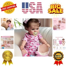 Lifelike Reborn Baby Dolls - 20 Inch Soft Vinyl Full Body Realistic-Newborn B...