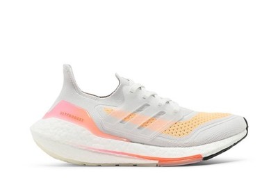 adidas  UltraBoost 21 'White Acid Orange' FY0400 Women's Shoes