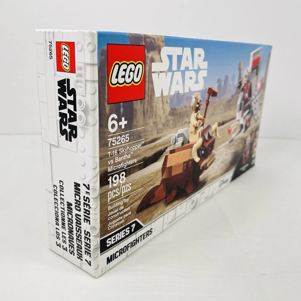 LEGO 75265 Star Wars: T-16 Skyhopper vs Bantha Microfighters NEW Sealed 2020 - Image 3 of 4