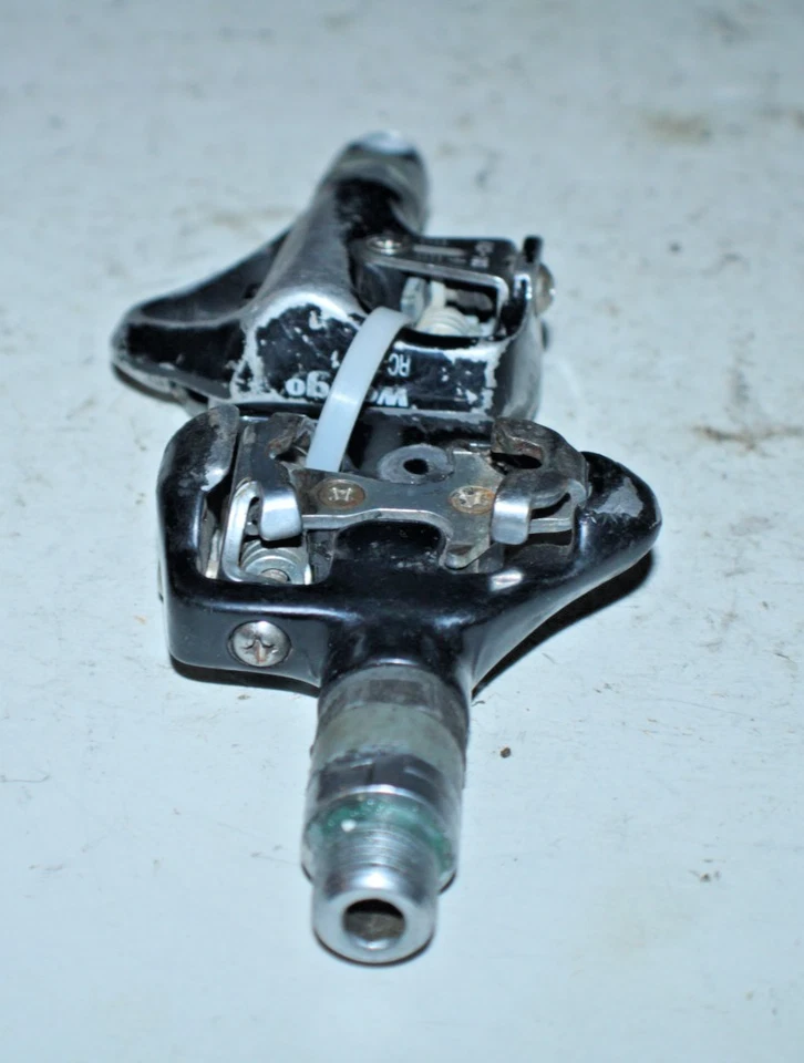 Pedales de bicicleta Wellgo RC-713 SPD sin clip negros 9/16" Bikepacking ¡Envío rápido a EE. UU.! Foto 4 de 4