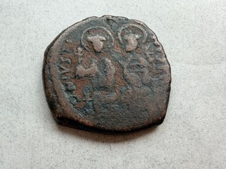 {421} RÖMISCHER BYZANTINER 40 nummi Konstantinopel Kaiser Anastasios 6. Jh.