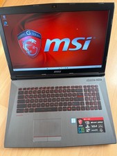 MSI GV72🔵17,3" Full-HD🟢i7-7700HQ GTX 1050🟡16GB RAM🟣256GB SSD+1TB HDD