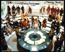 TERENCE MUSTOO, LYNNE HAZELDEN &TERRY SACH Star Wars GENUINE AUTOGRAPHS