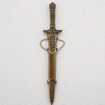European Roman Style Decor Sword/Scabbard Stainless Steel Blade Egypt Themed VTG