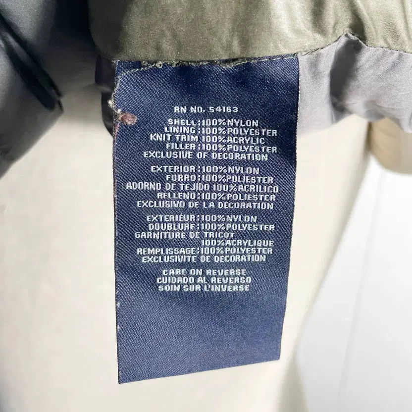 H1 Tommy Hilfiger Old School Khaki Puffer Jacket 105-110 thumbnail 6