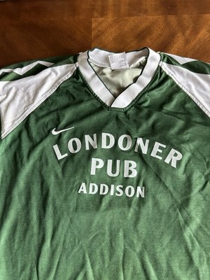 Nike Vintage Soccer Football Jersey Men Size XL Green/White