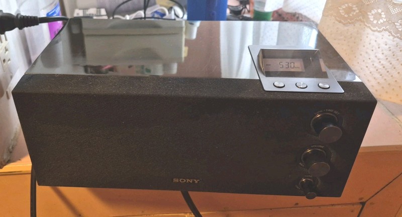 Sony ICF-M1000 FM/AM PLL Synthesized Table Radio Black – Tested Works