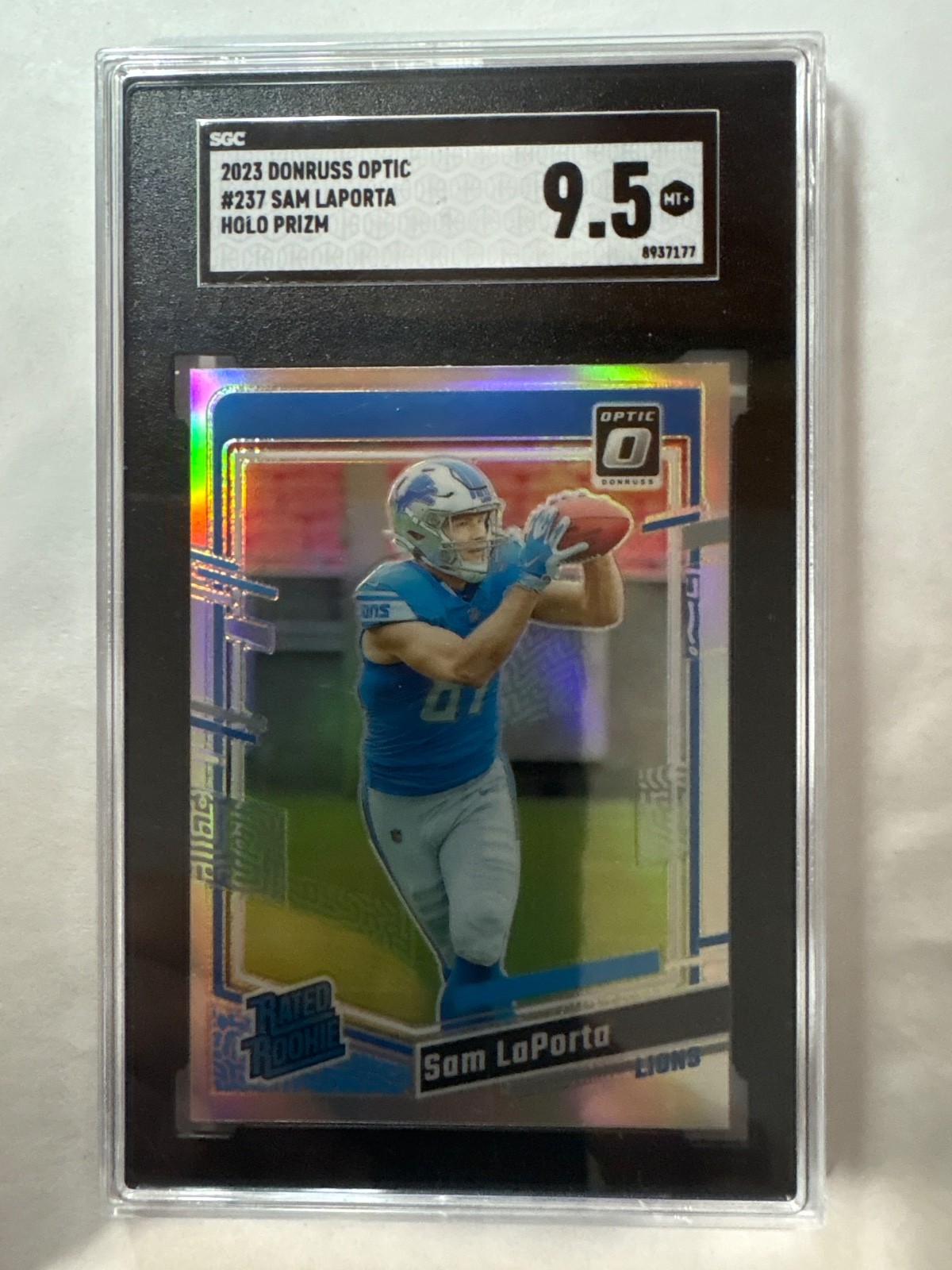 2023 Panini Donruss Optic - Rated Rookie Sam LaPorta #237 Holo Prizm (RC)