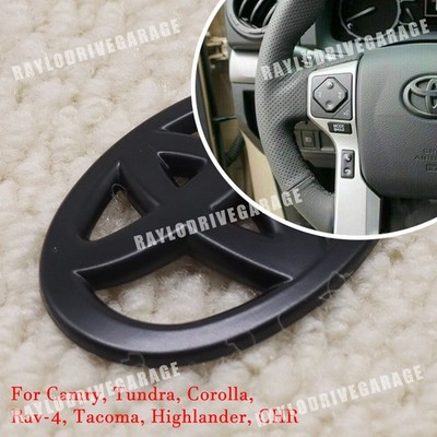 3D Steering Wheel Emblem Blackout Overlay Kit Anti-scratch For TUNDRA 2000-2021