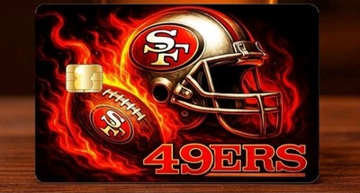 San Francisco 49ers Football Credit Debit Card Sticker Skin Free Shipping Cali
