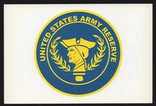 Postcard - United States Army Reserve Symbol Badge Patch 