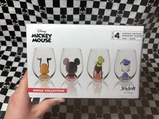 JoyJolt Disney Mickey Mouse Squad Collection Tumblers 15 oz New Open Box Set 4