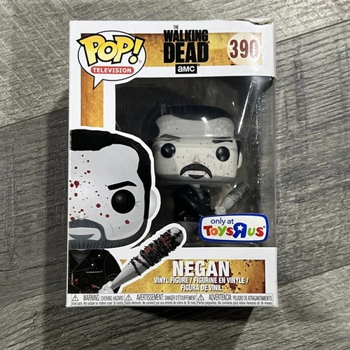 Funko Pop!: The Walking Dead -Negan (Black & White, Bloody) - ToysRUs DAMAGE Box