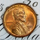 * 1921-P * PRISTINE++ BLAZING RED GEM BU MS LINCOLN WHEAT PENNY *FROM COLLECTION