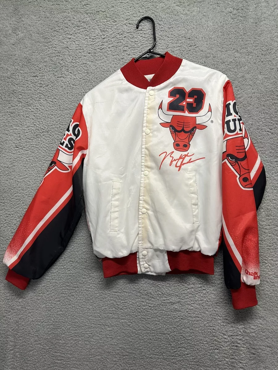 Vintage Chicago Bulls Micheal Jordan Chalk Line Jacket Size Small