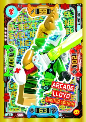 LEGO Ninjago Serie 5 NEXT LEVEL Karte Nr. LE05 Arcade Lloyd Limitierte Karte