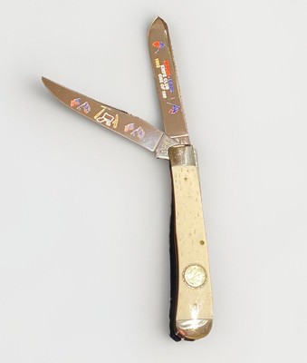 Queen Sargent USA Pocket Knife #1 OF 100 RARE Mason Dixon Knife Club 1992 New