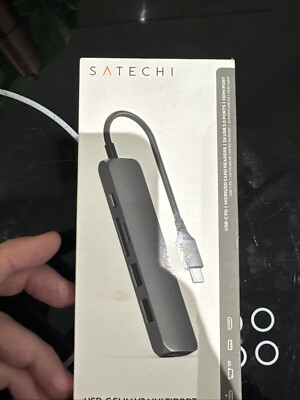 Satechi ST-SCMA2M Laptop Dock/Port Replikator USB 3.0usb Slim V2 Typ C