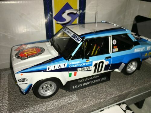 1:18 KYOSHO FIAT 131 ABARTH Rally Portugal 1980 Röhrl/ Geistdörfer #5