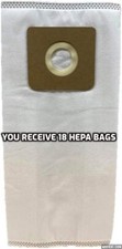 18 Riccar Type A HEPA Vacuum Bags 9pk Fits 2000 4000 5000 Vibrance Simplicity