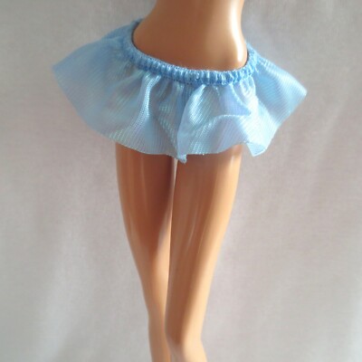 NEW! 2021 Barbie Extra Deluxe Doll Blue Super Mini Skirt ~ Fashionista Clothing