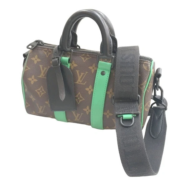 LOUIS VUITTON Monogram Macassar Keepall Bandouliere 25 M46249