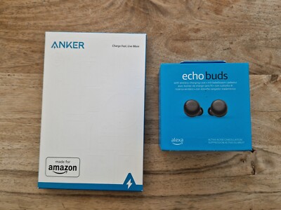 Amazon Echo Buds ( 2. Gen.)  In-Ear Bluet. Kopfhörer m. ANC und Alexa + Ladepad!