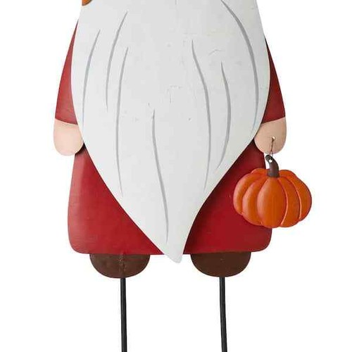 Fall Metal Gnome Family Yard Stake or Wall Decor or Standing Decor Set of 3 Fall - Picture 7 of 9