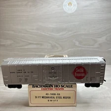 HO Scale Bachmann Swift’s Premium SRLX 4244 Steel Reefer 51’ Vintage Train Used