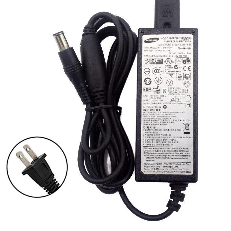 Samsung LS24B300EL/ZA LS24B350HS/EN LED Monitor Power Supply AC Adapter Charger - Bild 4 von 4
