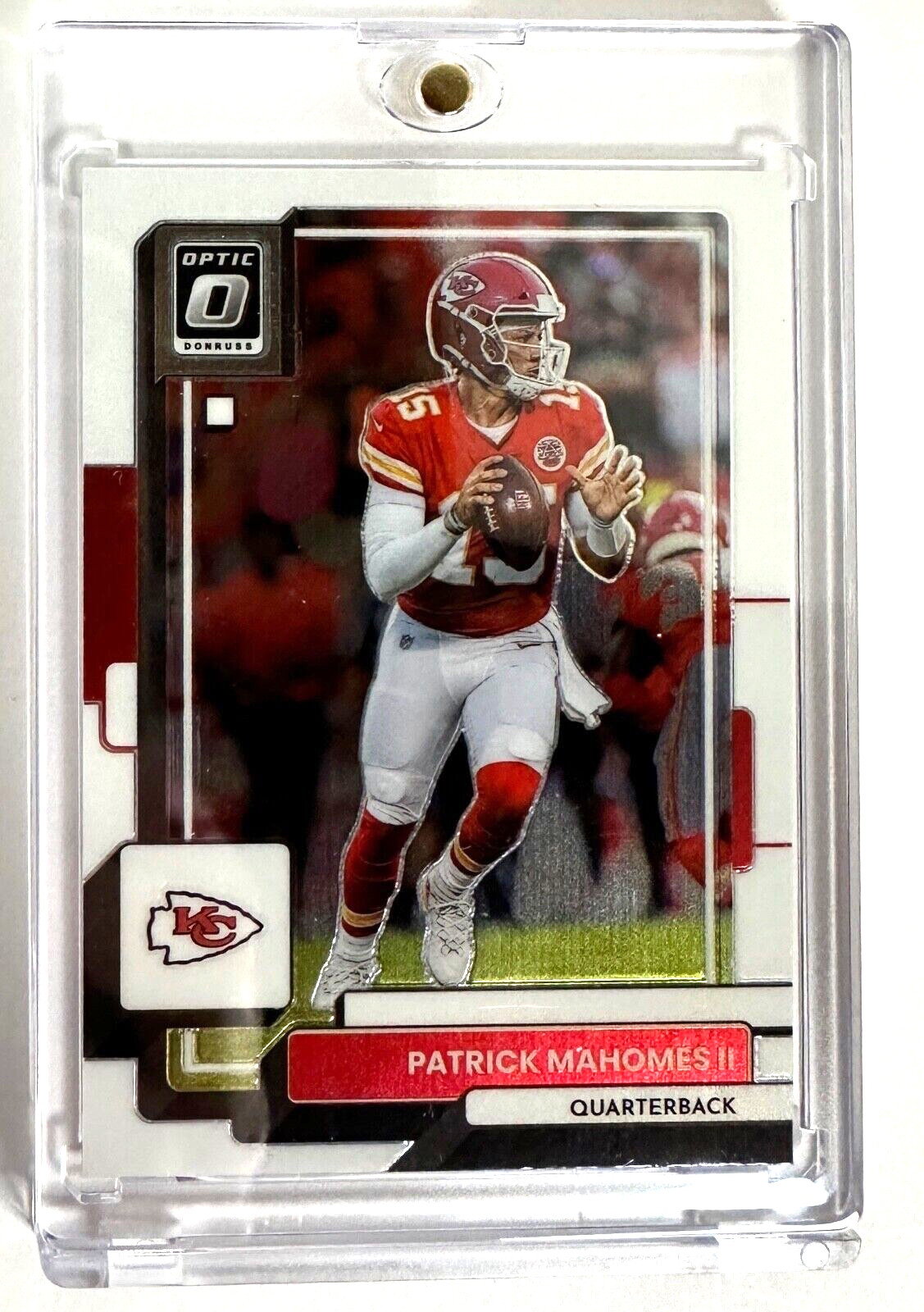 2022 Panini Optic Patrick Mahomes II Holo Prizm Silver #94 Donruss Chiefs