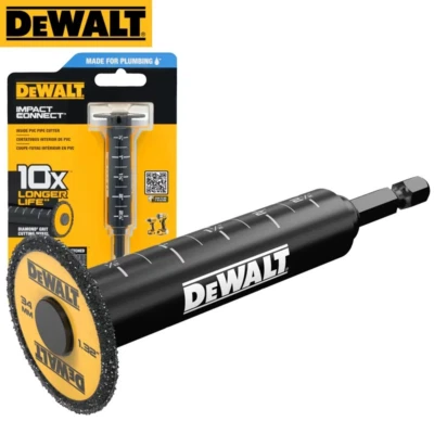 DEWALT DWAIPCIR Impact Connect PVC Pipe Cutter 34MM Power Tool Accessory New