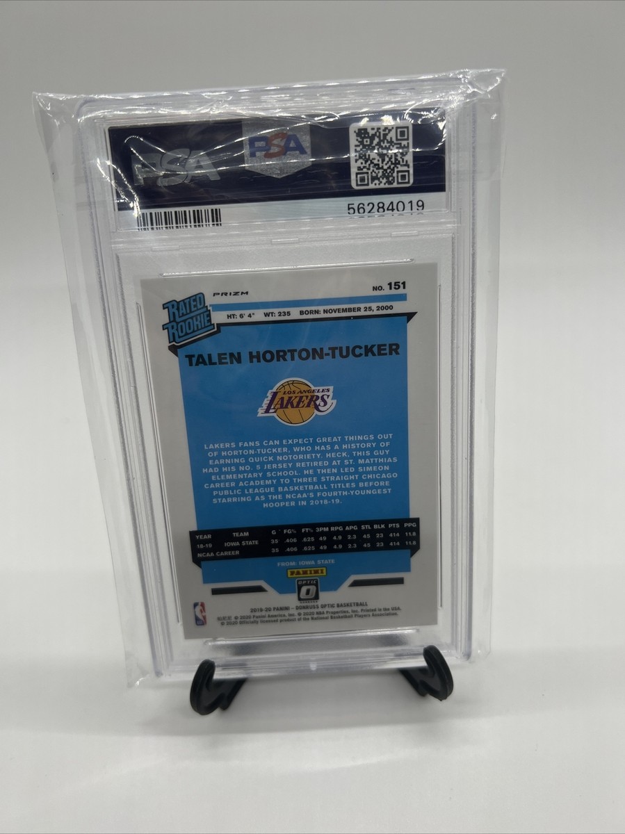 Talen Horton-Tucker Optic Pink 20枚限定 RC 2019-20 Donruss Optic Hyper Pink Prizm Rated Rookie RC TALEN