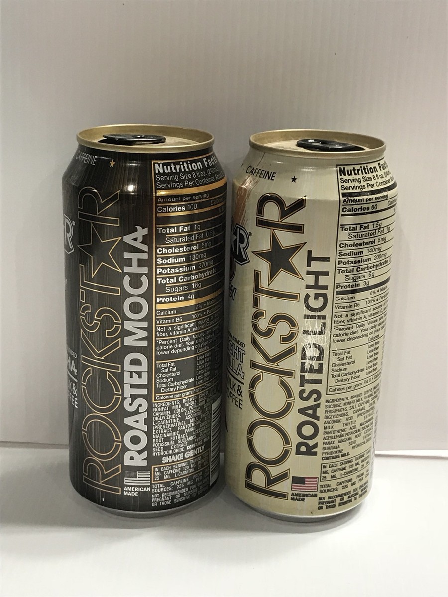 Rockstar Energy Drink Roasted Light Vanilla & Mocha *EMPTY