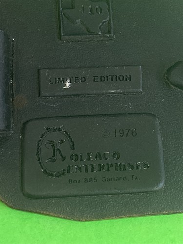 Vintage 1976 Certified CB Nut Limited Edition Brass Belt Buckle Ham Radio Guys - Picture 4 of 4