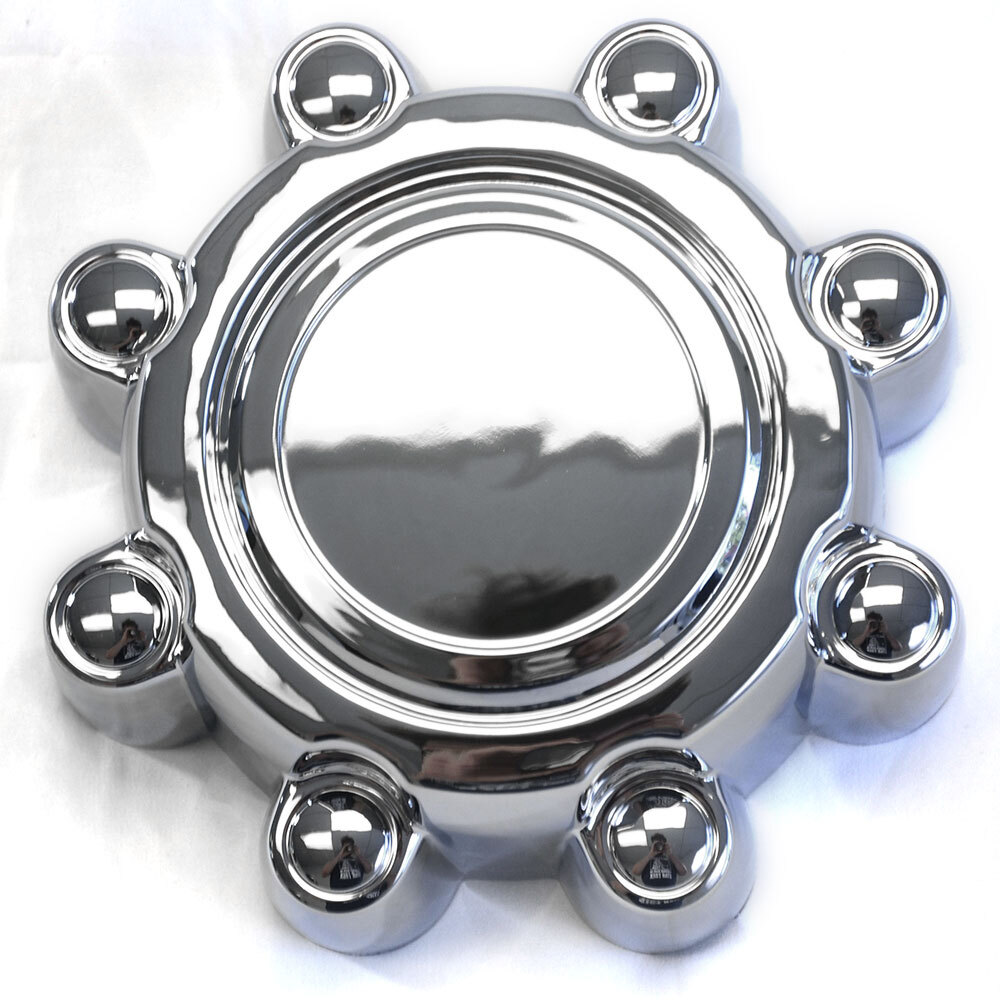 4 Chrome 8 Lug Wheel Center Hub Caps Dust Covers for FORD F250 F350 SD