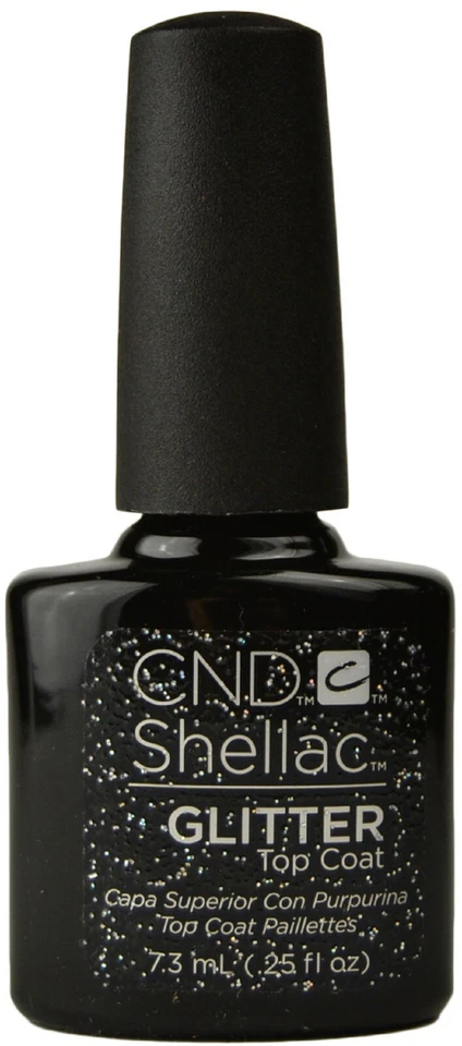 CND Shellac GLITTER Top Coat 7.3ml/0.25 floz, UNBOXED