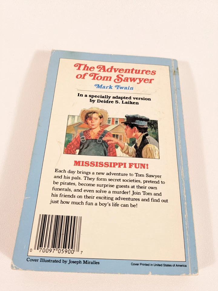 Illustrated Classic Edition Adventures of Tom Sawyer Mark Twain Baronet Foto 4 de 4