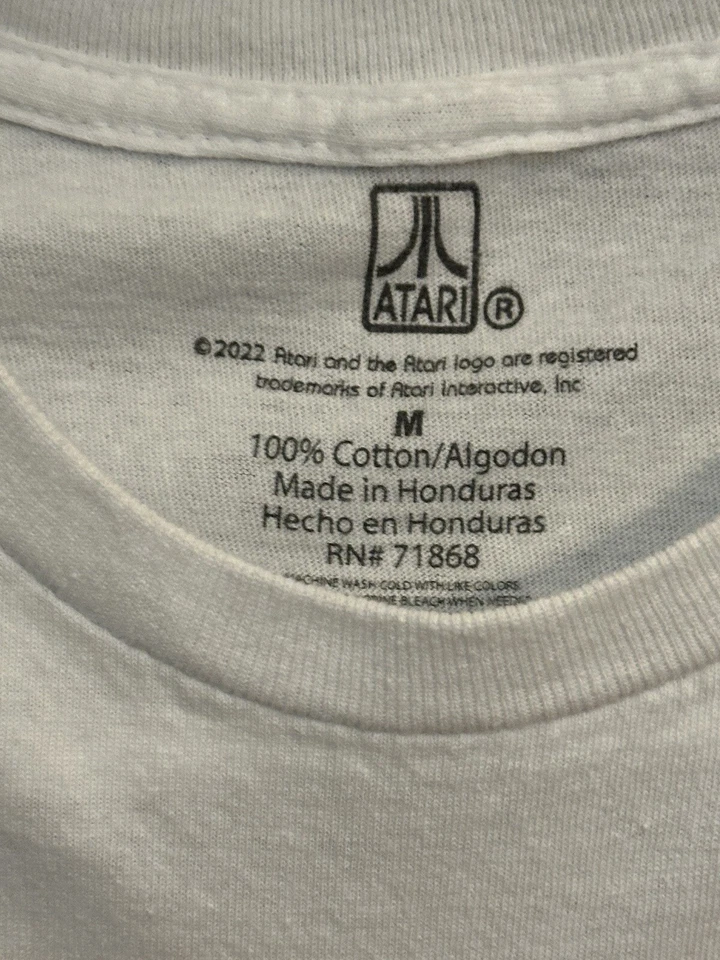 Camiseta gráfica de juegos arcade manga corta mediana Atari para hombre Foto 3 de 4
