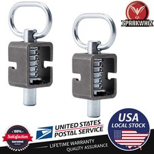 SPARKWHIZ 2 Universal Spring Trailer Gate Weld-On Spring Latch Lock Assembly