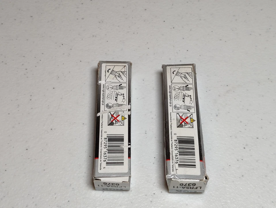 NEW 2 PCS NGK 6376 LFR5A-11 V-Power Spark Plugs for REC10YC4 K5RTM K16HR-U11 rm - Image 3 of 4
